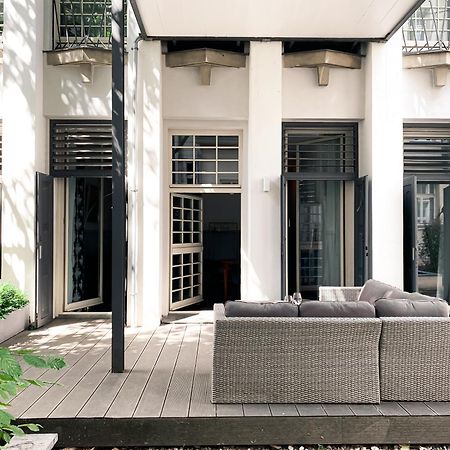 Designer Loft-Ferienwohnung Im Zentrum Mit Tiefgaragen-Parkplatz, Waschmaschine Und Privatterrasse لبسيا المظهر الخارجي الصورة